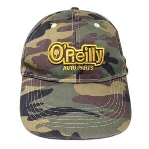 O'Reilly Baseball Cap Green Yellow One Size Hat Embroidered Strapback Adjustable
